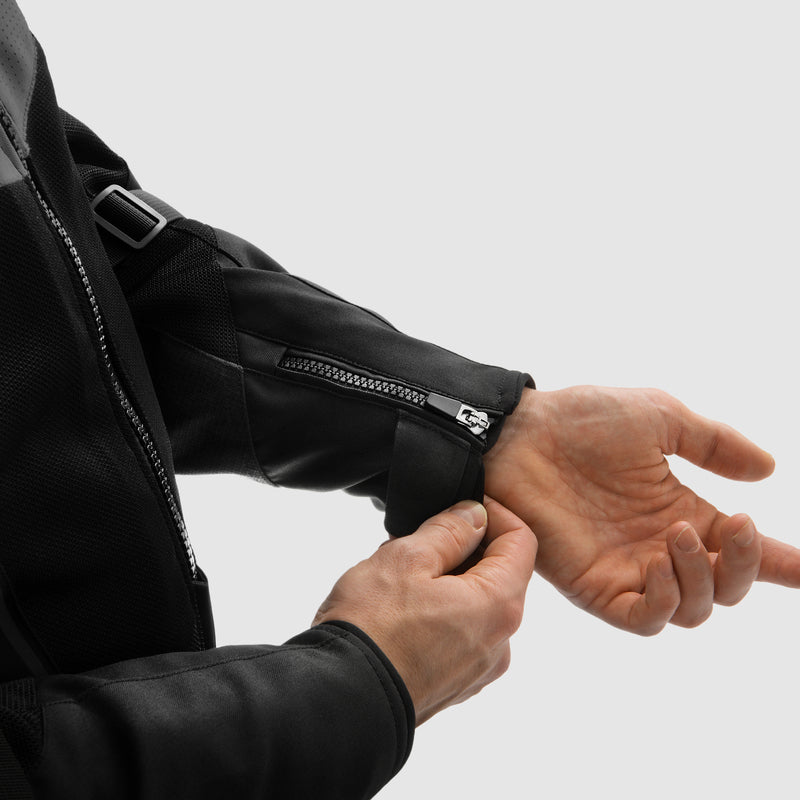 Rebelhorn Hiflow 5 Textile Jacket Black FREE UK Delivery, FREE 365 Day Returns | Moto Central