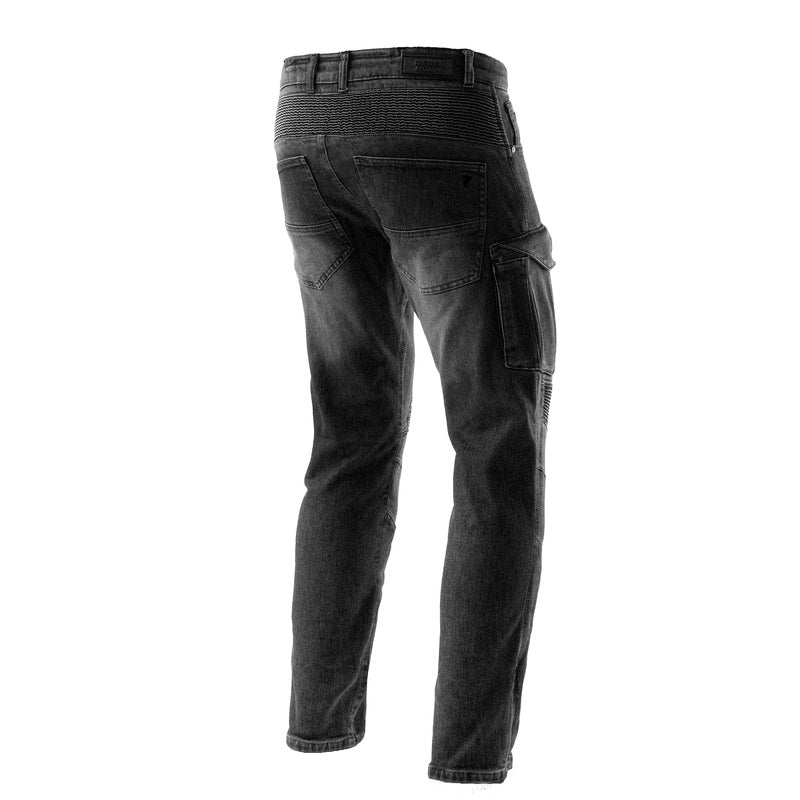 Rebelhorn Vandal Jeans Monolayer Washed Black FREE UK Delivery, FREE 365 Day Returns | Moto Central