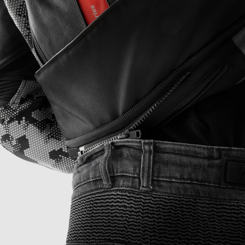 Rebelhorn Vandal Jeans Monolayer Washed Black FREE UK Delivery, FREE 365 Day Returns | Moto Central