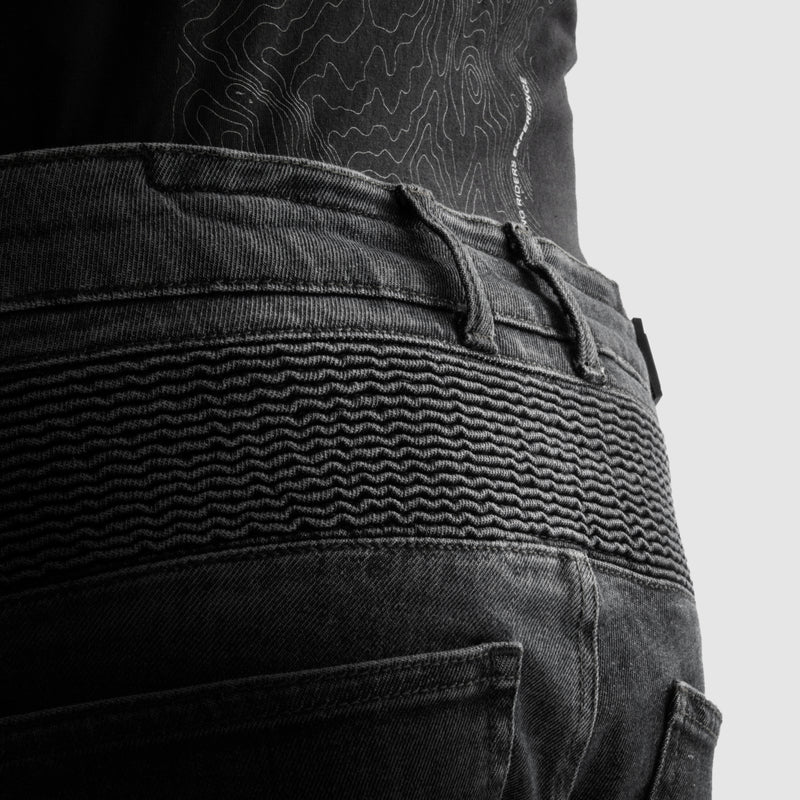 Rebelhorn Vandal Jeans Monolayer Washed Black FREE UK Delivery, FREE 365 Day Returns | Moto Central