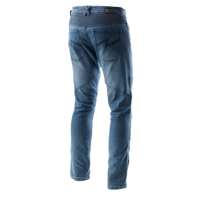 Rebelhorn Revolt Jeans Monolayer Washed Blue FREE UK Delivery, FREE 365 Day Returns | Moto Central