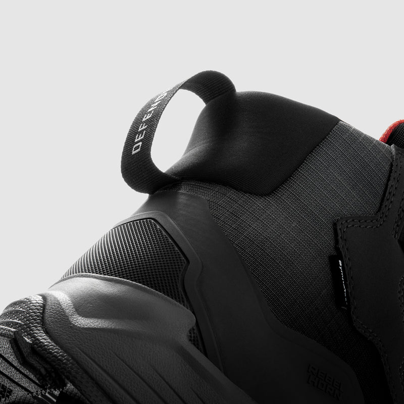 Rebelhorn Defender Boots Black FREE UK Delivery, FREE 365 Day Returns | Moto Central
