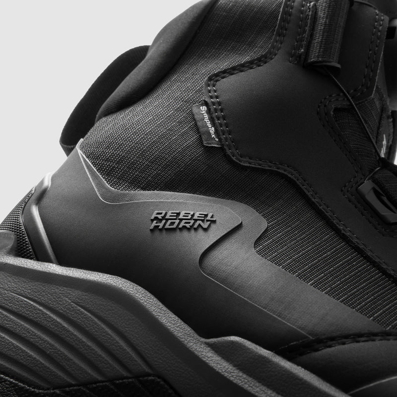 Rebelhorn Defender Boots Black FREE UK Delivery, FREE 365 Day Returns | Moto Central