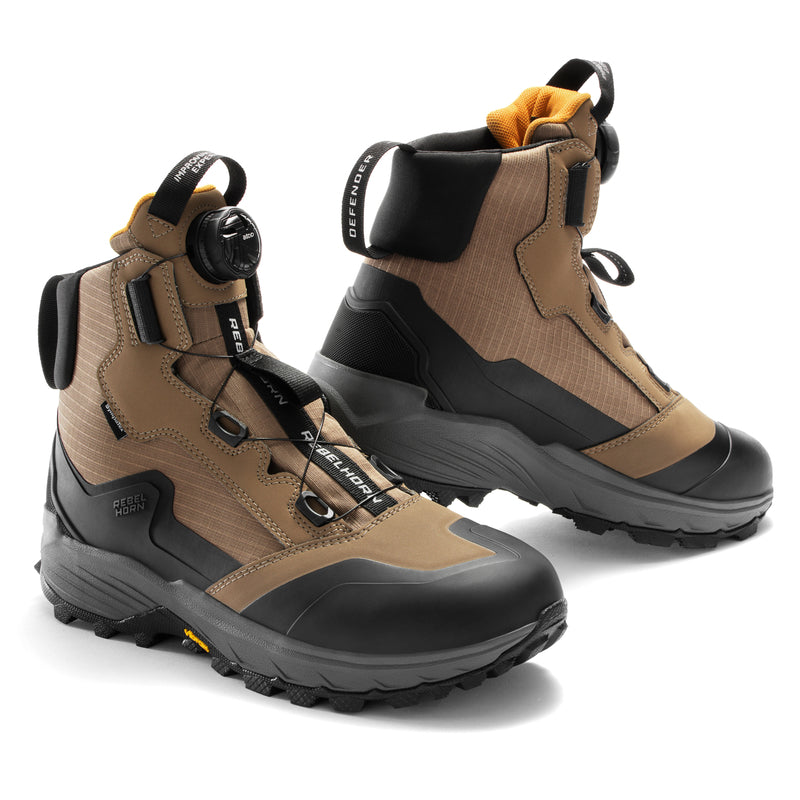 Rebelhorn Defender Boots Desert FREE UK Delivery, FREE 365 Day Returns | Moto Central