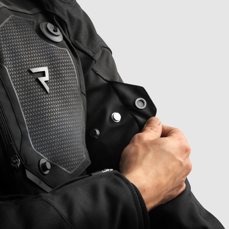Rebelhorn Borg 2 Textile Jacket Black FREE UK Delivery, FREE 365 Day Returns | Moto Central