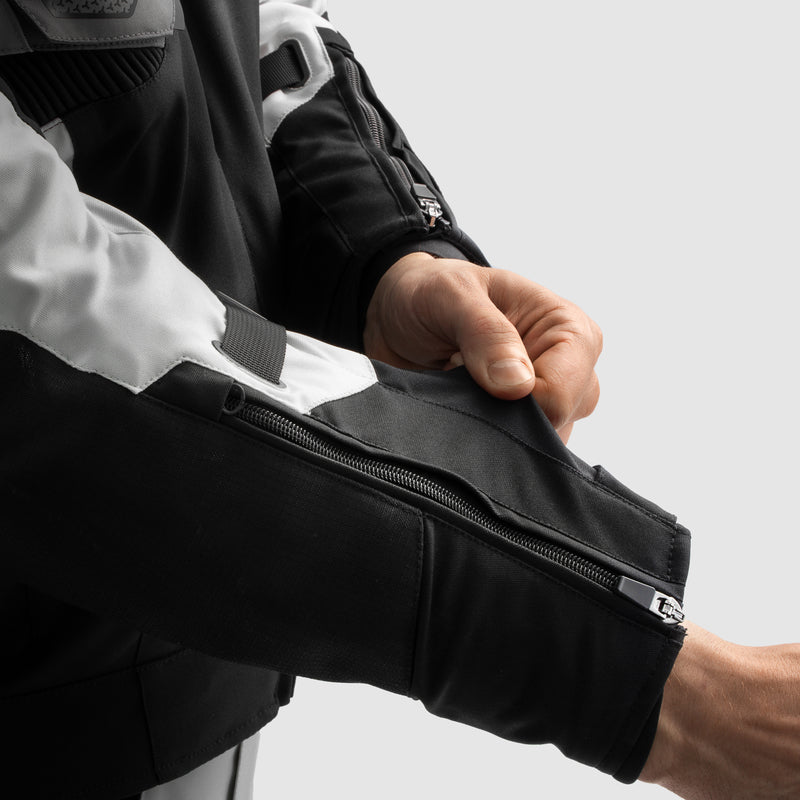 Rebelhorn Borg 2 Textile Jacket Black / Grey / Red FREE UK Delivery, FREE 365 Day Returns | Moto Central
