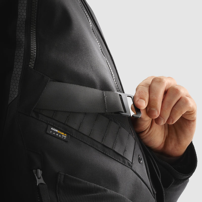 Rebelhorn Hardy 3.0 Textile Jacket Black FREE UK Delivery, FREE 365 Day Returns | Moto Central