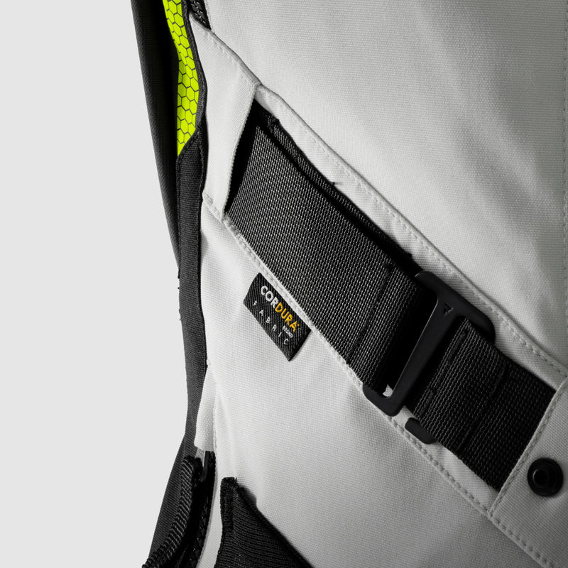 Rebelhorn Hardy 3.0 Textile Jacket Black / Light Grey / Fluo Yellow FREE UK Delivery, FREE 365 Day Returns | Moto Central