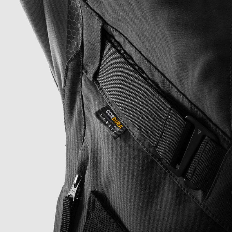 Rebelhorn Hardy 3.0 Textile Jacket Dark Grey / Black / Fluo Yellow FREE UK Delivery, FREE 365 Day Returns | Moto Central