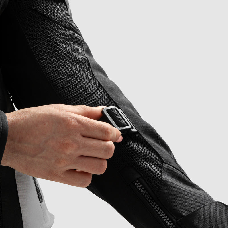 Rebelhorn Hiflow 5 Ladies Textile Jacket Black / Grey / Fluo Yellow FREE UK Delivery, FREE 365 Day Returns | Moto Central