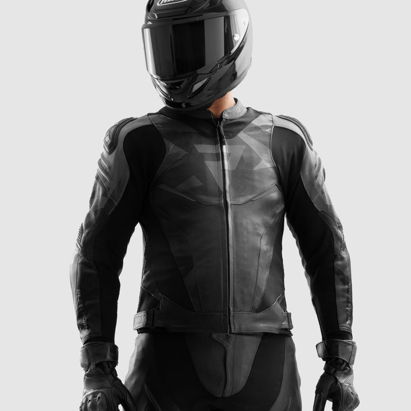 Rebelhorn Inferno Leather Jacket Black FREE UK Delivery, FREE 365 Day Returns | Moto Central