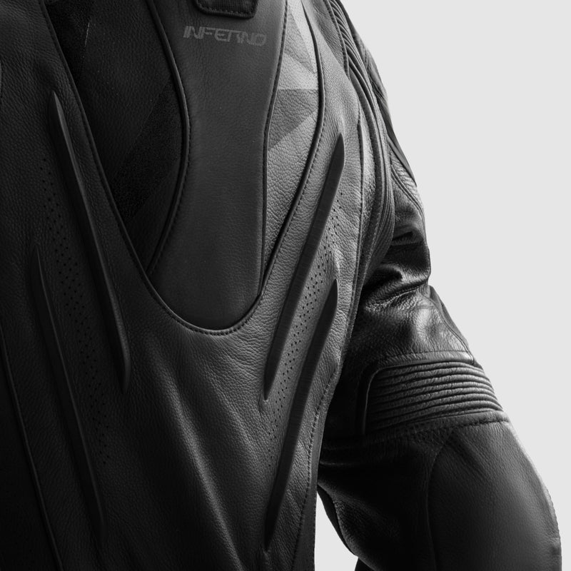 Rebelhorn Inferno Leather Jacket Black FREE UK Delivery, FREE 365 Day Returns | Moto Central