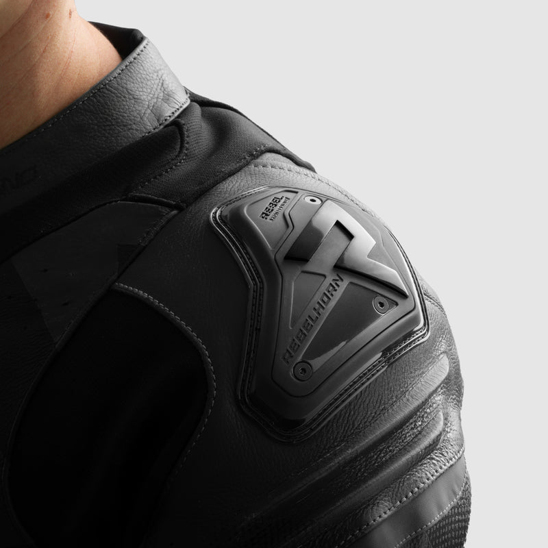 Rebelhorn Inferno Leather Jacket Black FREE UK Delivery, FREE 365 Day Returns | Moto Central