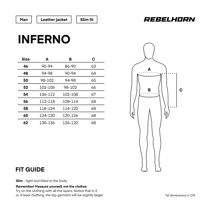 Rebelhorn Inferno Leather Jacket Black / Fluo Red FREE UK Delivery, FREE 365 Day Returns | Moto Central