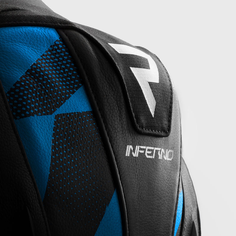 Rebelhorn Inferno Leather Jacket Black / Blue / White / Red FREE UK Delivery, FREE 365 Day Returns | Moto Central