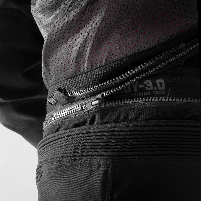 Rebelhorn Hardy 3.0 Textile Trouser Black FREE UK Delivery, FREE 365 Day Returns | Moto Central