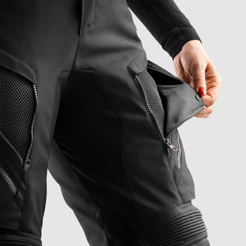 Rebelhorn Hardy 3.0 Ladies Textile Trouser Black FREE UK Delivery, FREE 365 Day Returns | Moto Central