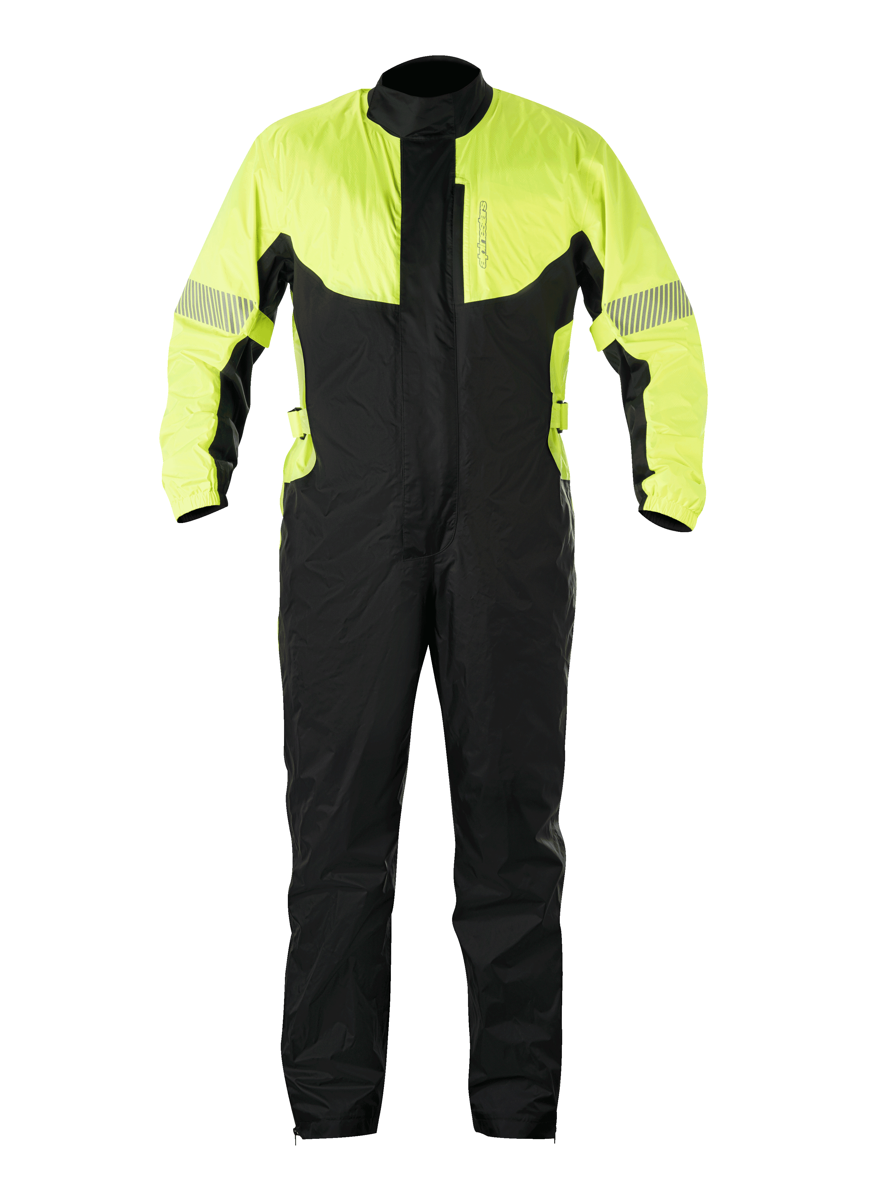 Alpinestars Hurricane One Pieces Rain Suit Fluo Yellow / Black - FREE UK Shipping, FREE 365 Day Returns | Moto Central