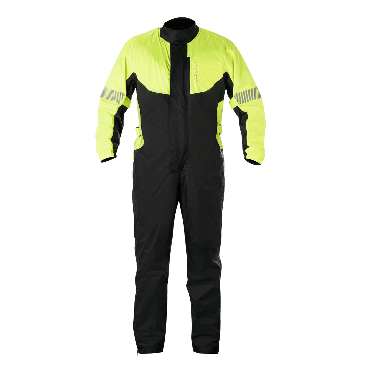 Alpinestars Hurricane One Piece Rain Suit Fluo Yellow / Black – front view