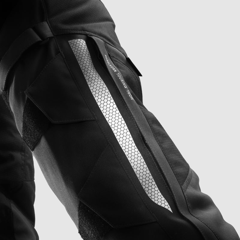Rebelhorn Hardy 3.0 Textile Trouser Black / Grey FREE UK Delivery, FREE 365 Day Returns | Moto Central