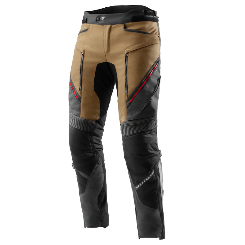 Rebelhorn Hardy 3.0 Textile Trouser Desert / Grey / Red FREE UK Delivery, FREE 365 Day Returns | Moto Central