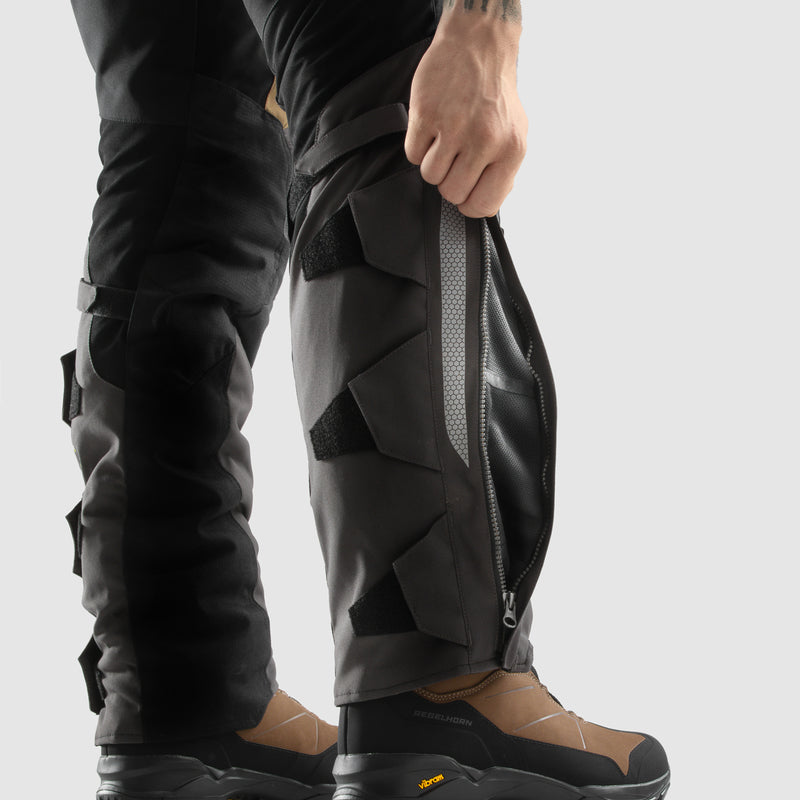 Rebelhorn Hardy 3.0 Textile Trouser Desert / Grey / Red FREE UK Delivery, FREE 365 Day Returns | Moto Central