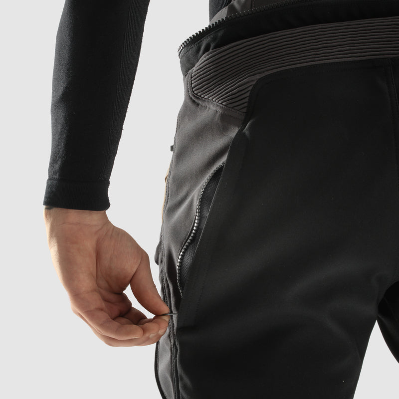 Rebelhorn Hardy 3.0 Textile Trouser Desert / Grey / Red FREE UK Delivery, FREE 365 Day Returns | Moto Central