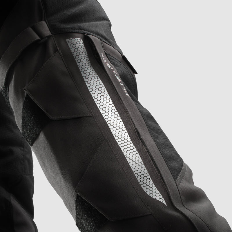 Rebelhorn Hardy 3.0 Textile Trouser Desert / Grey / Red FREE UK Delivery, FREE 365 Day Returns | Moto Central