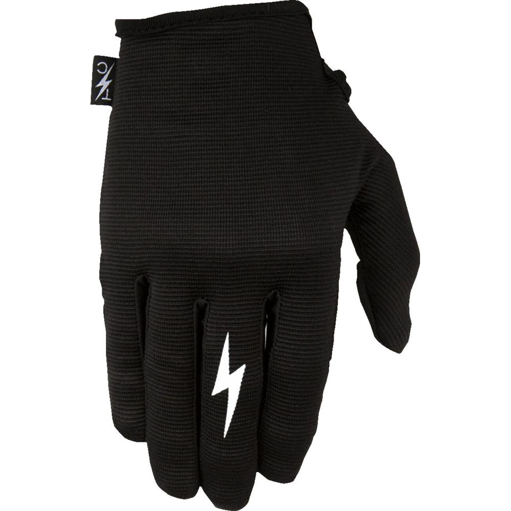 Thrashin Supply Company Stealth Leather Palm Gloves Black