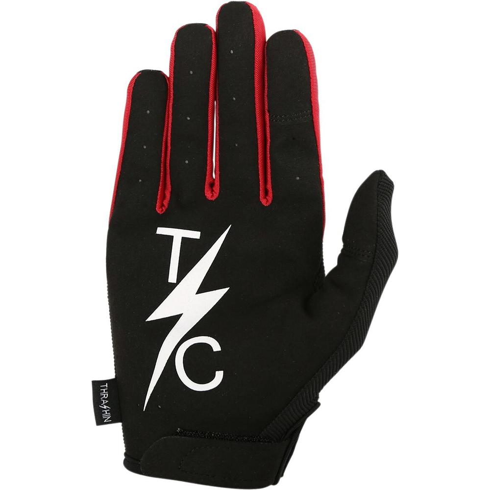 Thrashin Supply Company Stealth Textile Gloves Black / Red