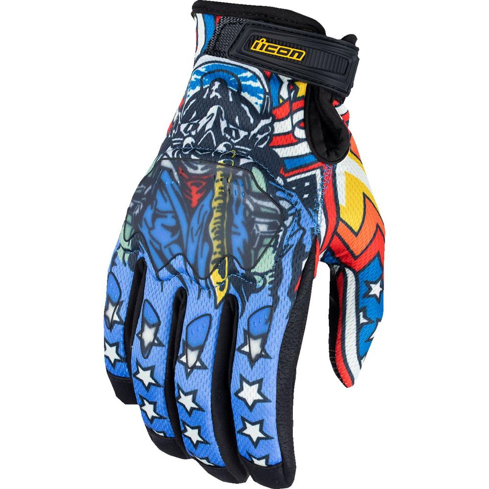 Icon Motorcycle Gloves - Bold Styling