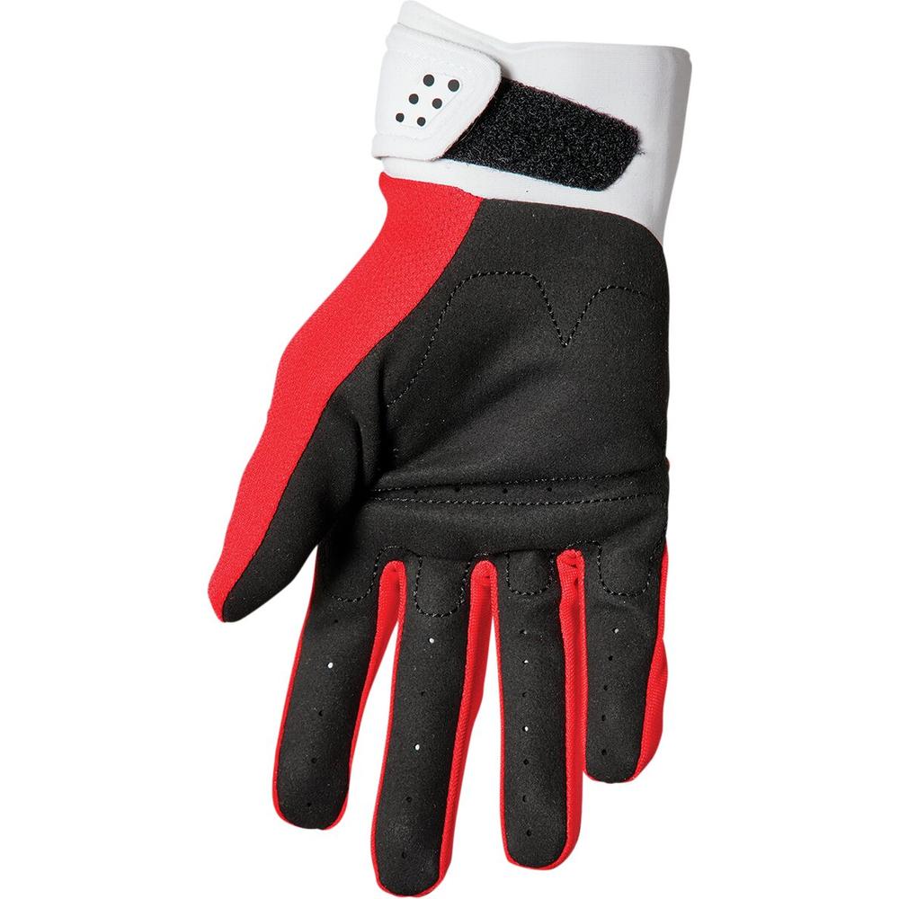 Thor Spectrum Youth Textile Gloves Red / White