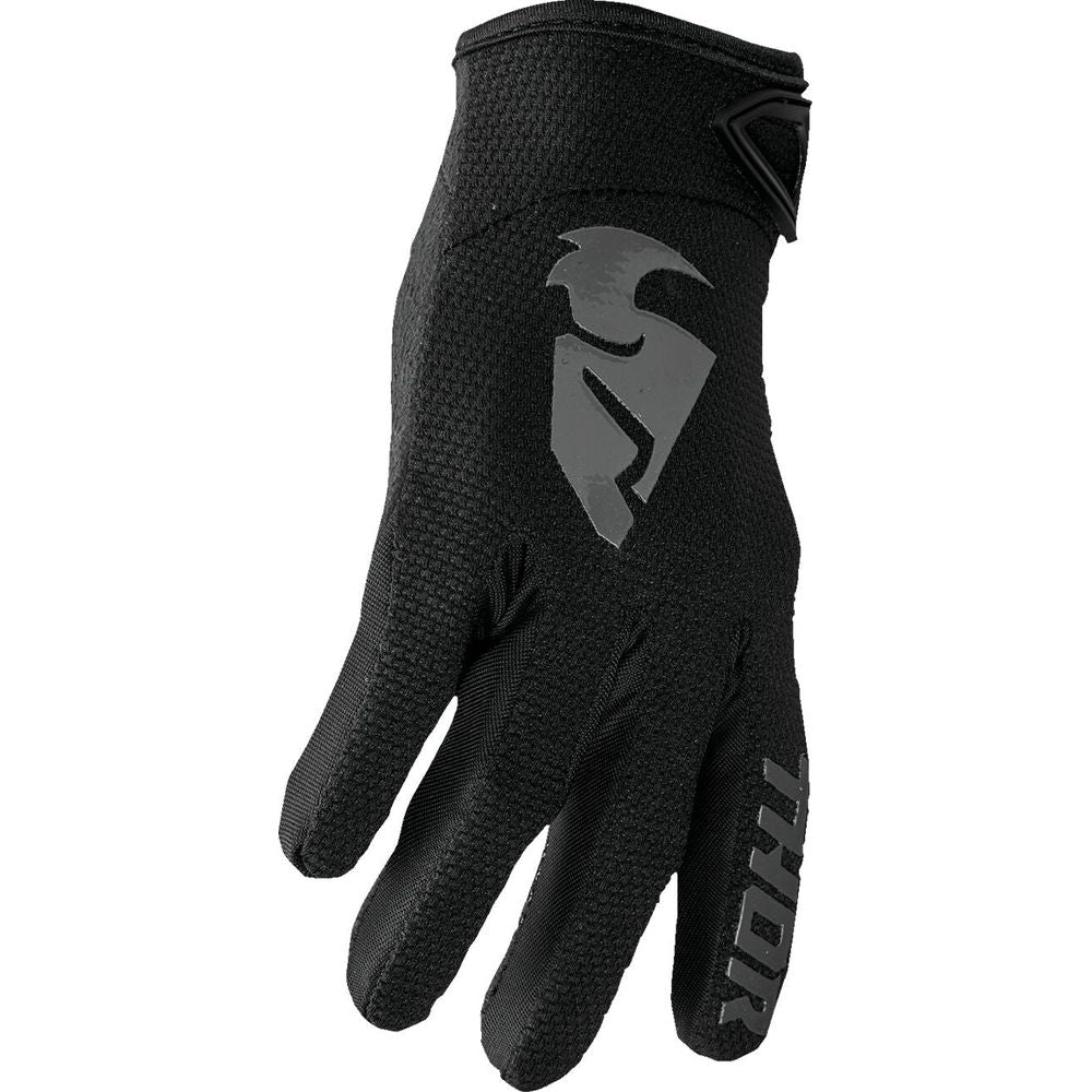 Thor Sector Youth Textile Gloves Black