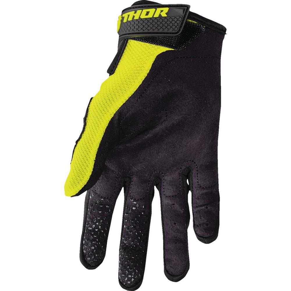 Thor Sector Youth Textile Gloves Acid Green