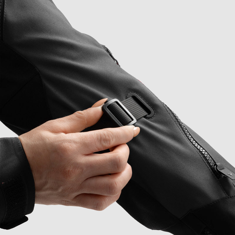 Rebelhorn Hardy 3.0 Ladies Textile Jacket Black / Light Grey / Fluo Yellow FREE UK Delivery, FREE 365 Day Returns | Moto Central