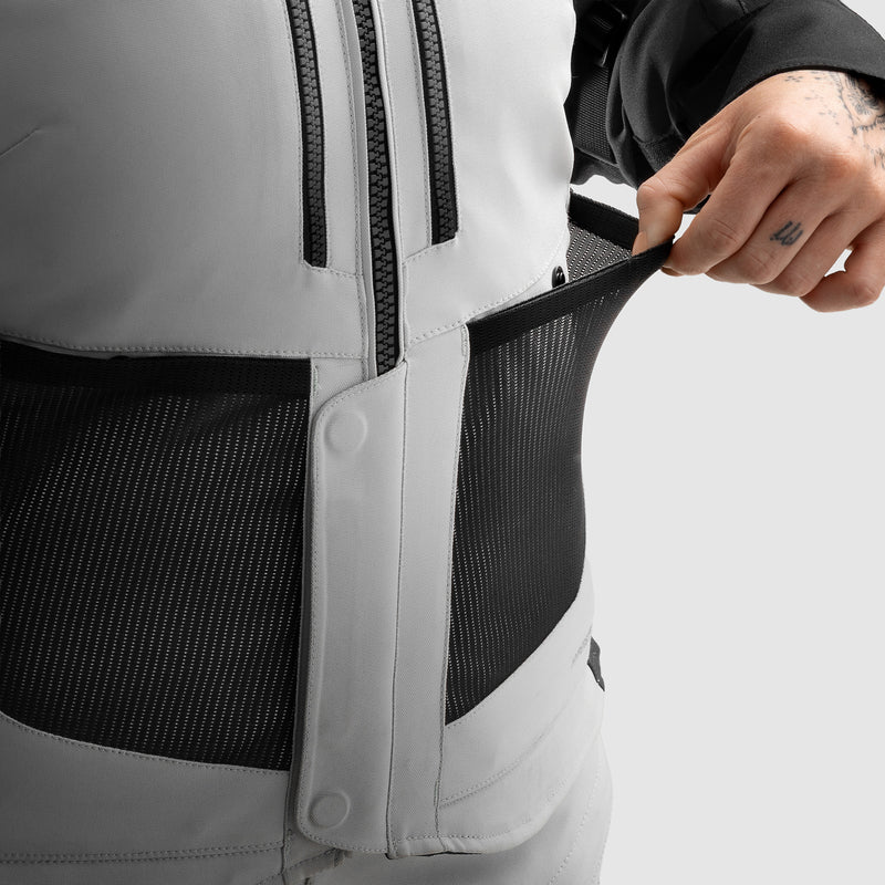 Rebelhorn Hardy 3.0 Ladies Textile Jacket Black / Light Grey / Fluo Yellow FREE UK Delivery, FREE 365 Day Returns | Moto Central