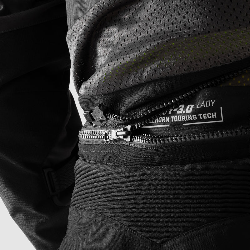 Rebelhorn Hardy 3.0 Ladies Textile Trouser Black / Grey FREE UK Delivery, FREE 365 Day Returns | Moto Central