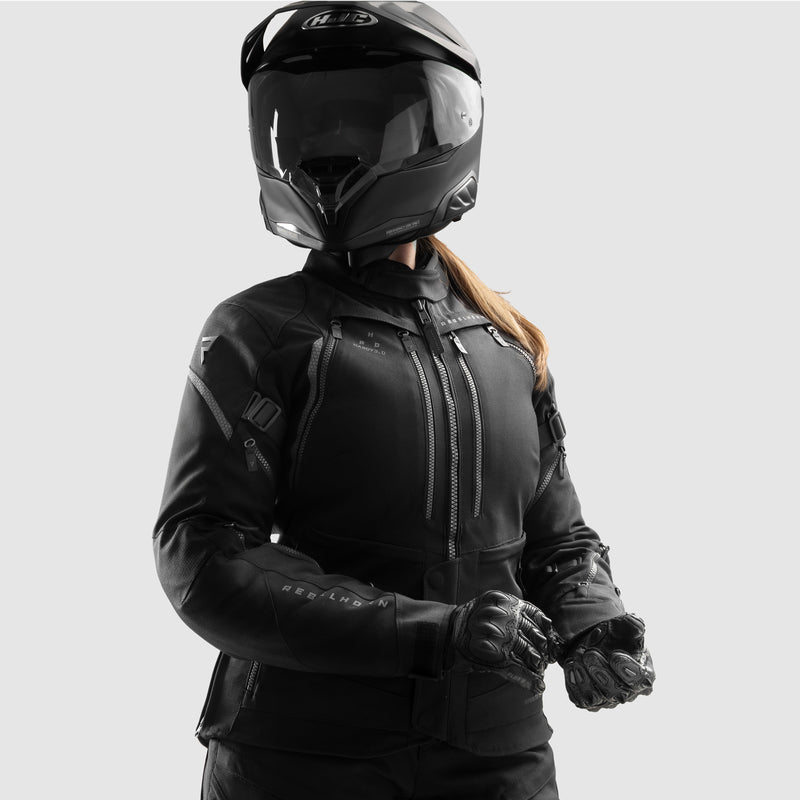 Rebelhorn Hardy 3.0 Ladies Textile Jacket Black FREE UK Delivery, FREE 365 Day Returns | Moto Central