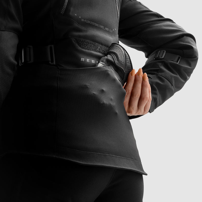 Rebelhorn Hardy 3.0 Ladies Textile Jacket Black FREE UK Delivery, FREE 365 Day Returns | Moto Central