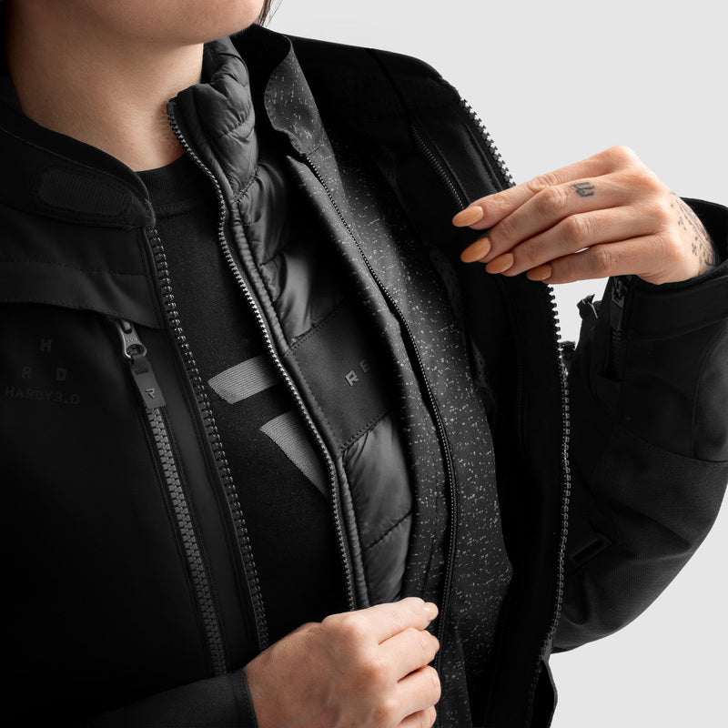 Rebelhorn Hardy 3.0 Ladies Textile Jacket Black FREE UK Delivery, FREE 365 Day Returns | Moto Central