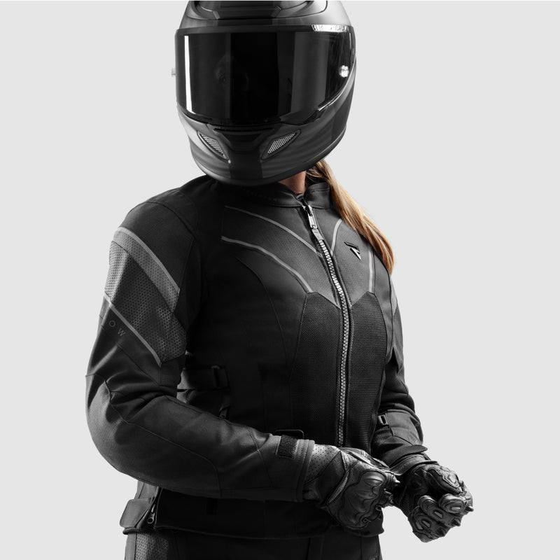 Rebelhorn Hiflow 5 Ladies Textile Jacket Black FREE UK Delivery, FREE 365 Day Returns | Moto Central