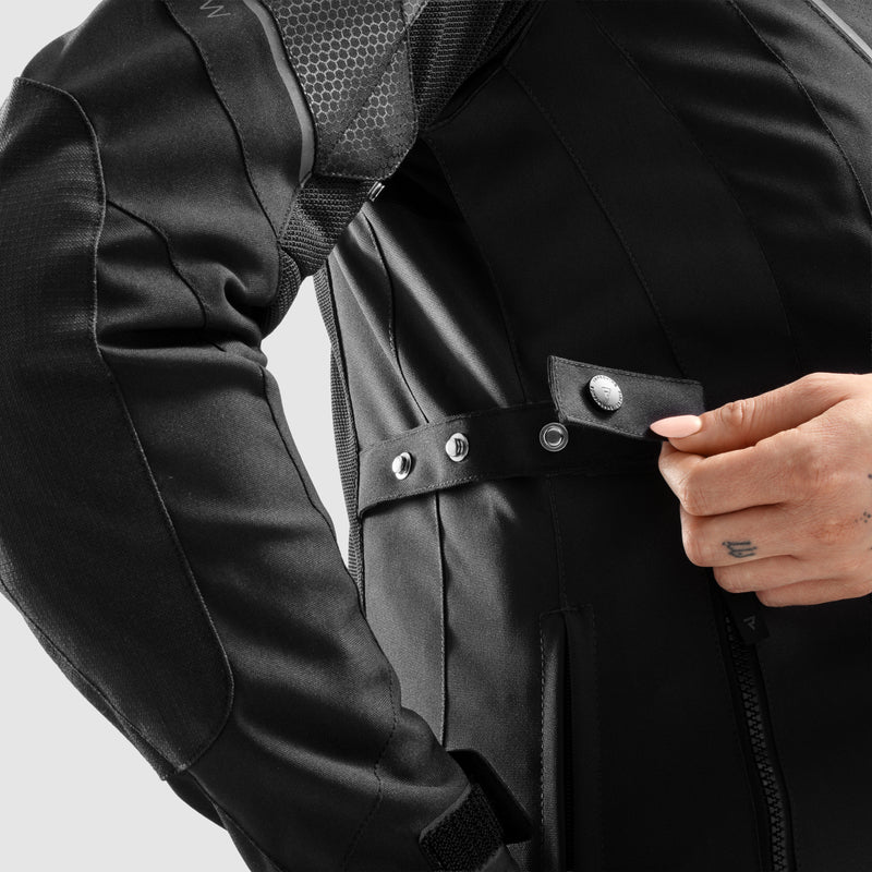 Rebelhorn Hiflow 5 Ladies Textile Jacket Black FREE UK Delivery, FREE 365 Day Returns | Moto Central