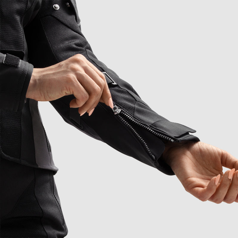 Rebelhorn Hiflow 5 Ladies Textile Jacket Black / Grey / Fluo Pink FREE UK Delivery, FREE 365 Day Returns | Moto Central