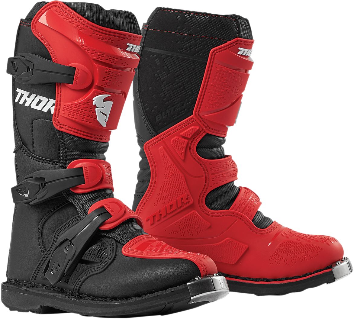 Thor Blitz XP Youth Boots Red / Black