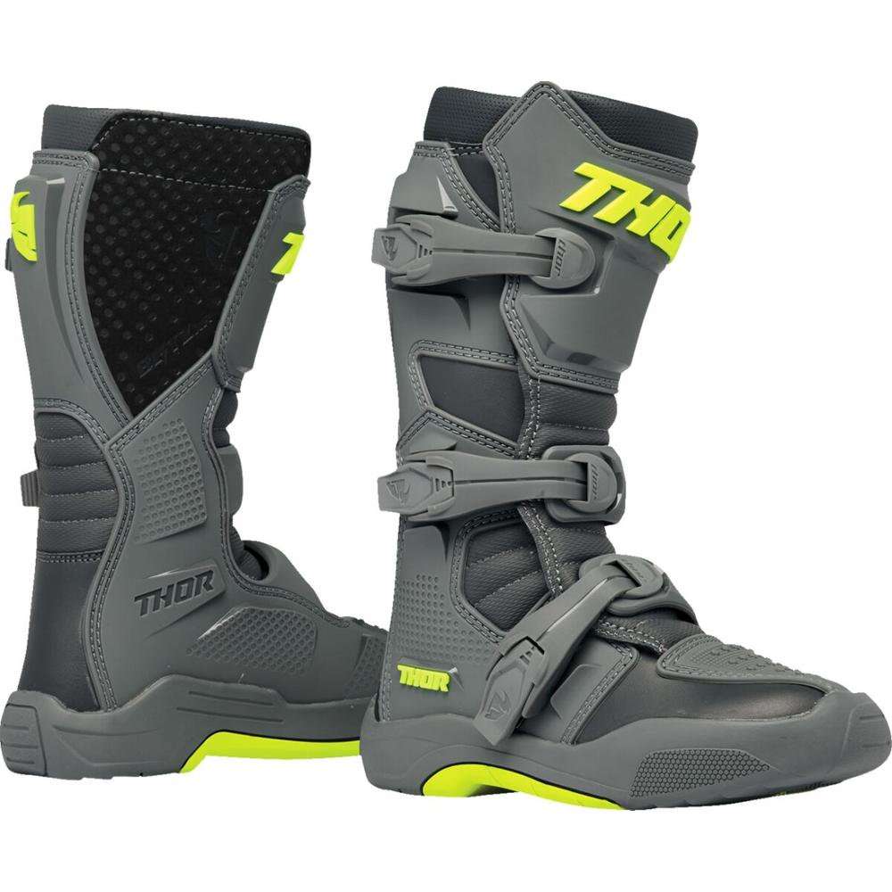 Thor Blitz XR Youth Boots Grey / Charcoal