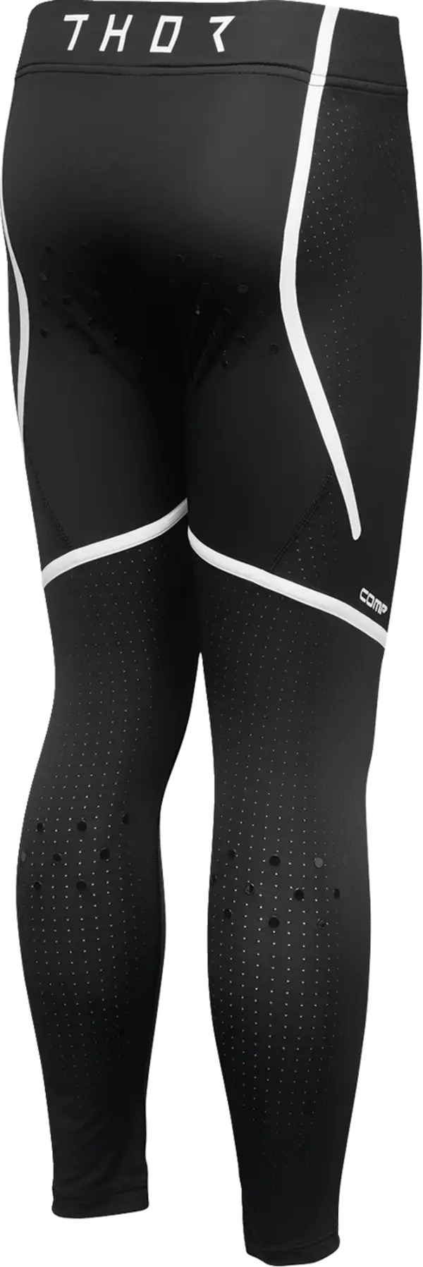 Thor Comp Youth Base Layer Trouser Black / White - FREE UK Shipping, FREE 365 Day Returns | Moto Central