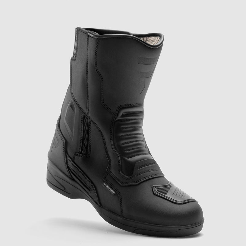 Rebelhorn Scout High Heel Boots Matt Black FREE UK Delivery, FREE 365 Day Returns | Moto Central