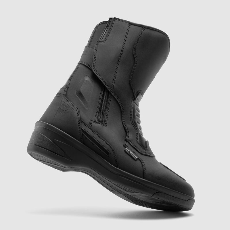 Rebelhorn Scout High Heel Boots Matt Black FREE UK Delivery, FREE 365 Day Returns | Moto Central