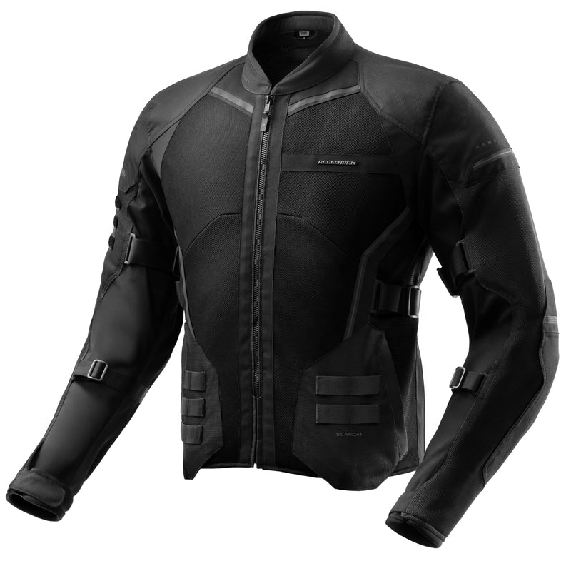 Rebelhorn Scandal 3 Textile Jacket Black FREE UK Delivery, FREE 365 Day Returns | Moto Central