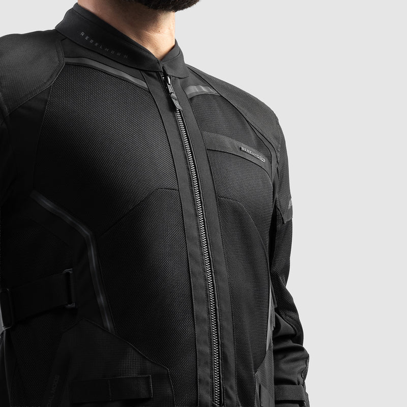 Rebelhorn Scandal 3 Textile Jacket Black FREE UK Delivery, FREE 365 Day Returns | Moto Central